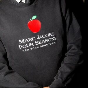 Marc Jacobs Black Sweatshirt Four Seasons NYC collab